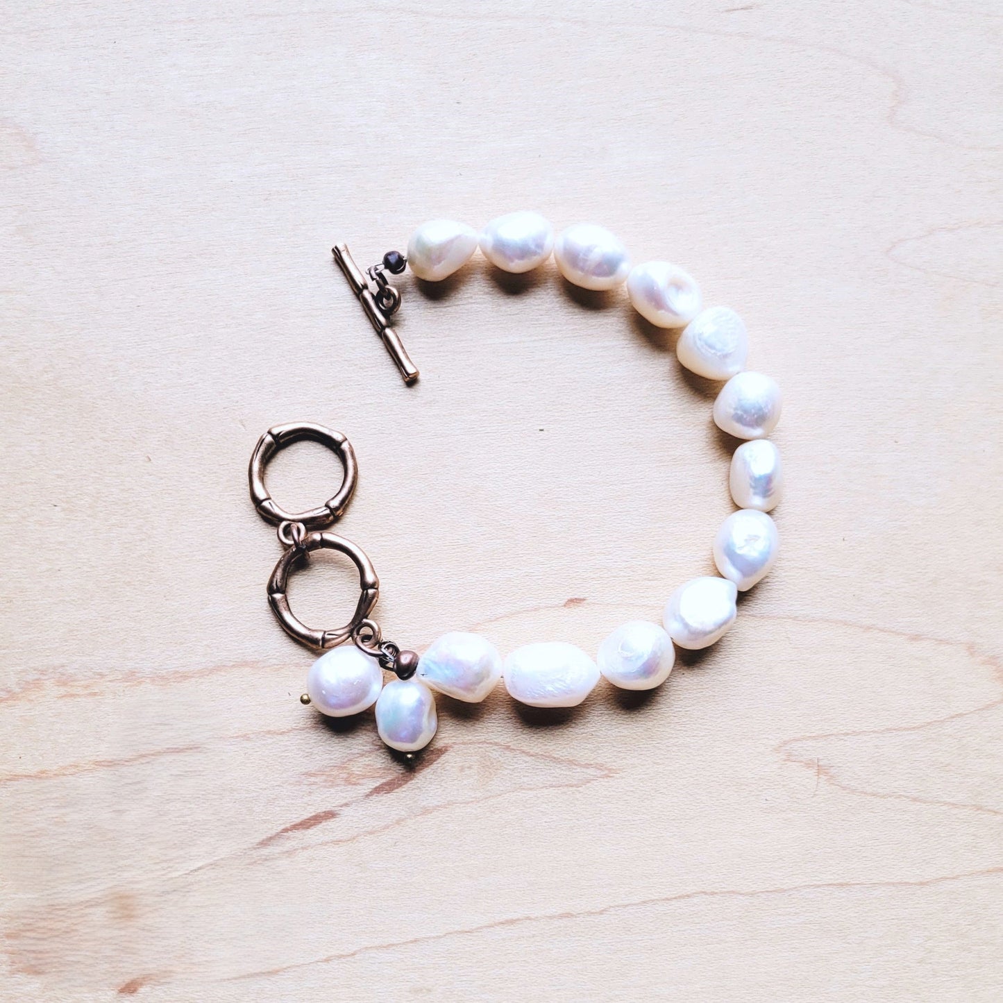 Genuine Freshwater Potatoe Pearl Bracelet Collection 809f