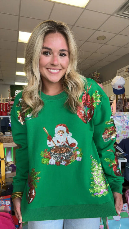 Preorder 11/5 : Cajun Santa Pullover