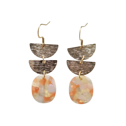 Elena Earrings - Orange Dream