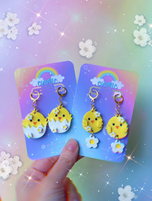 Daisy Chick Earrings