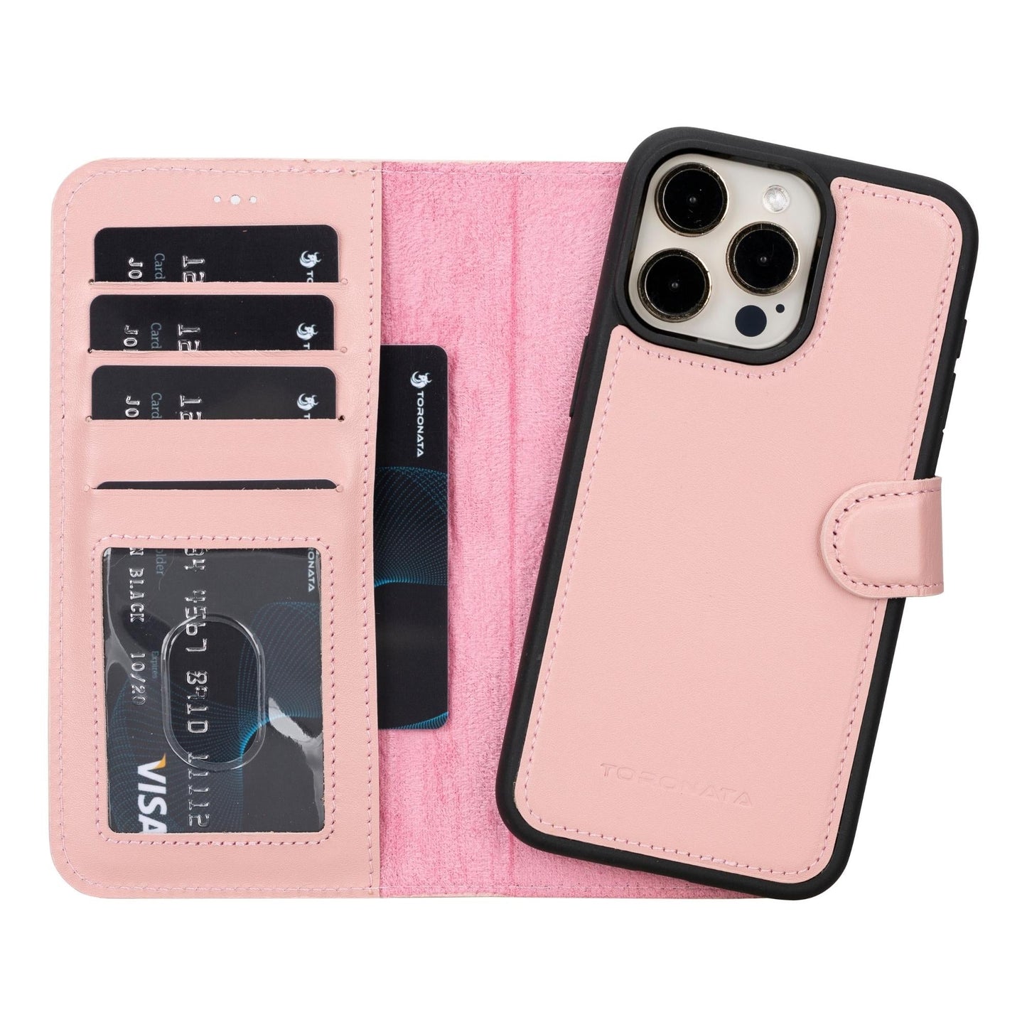 Casper iPhone 14 Series Detachable Leather Wallet Case