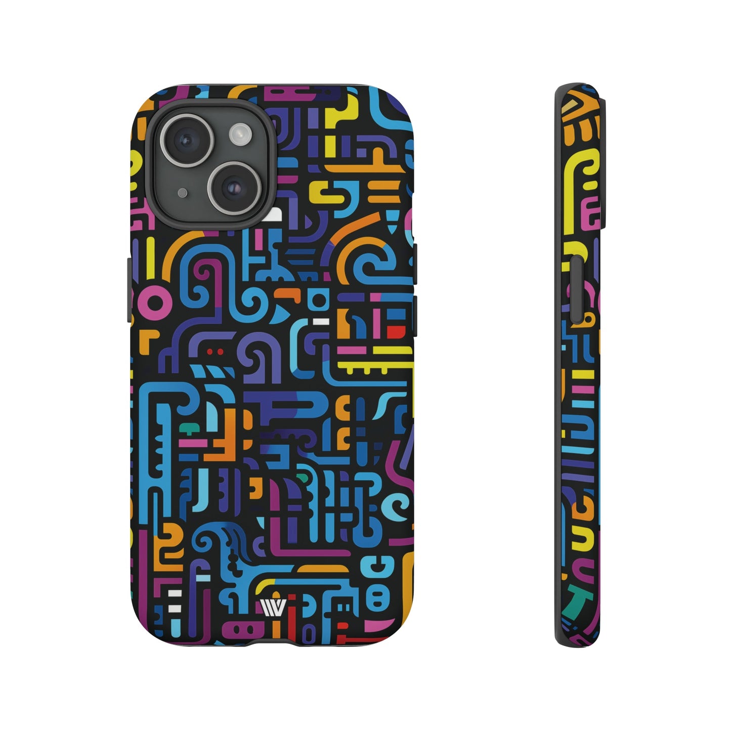 NEON GLYPHS | Tough Phone Case