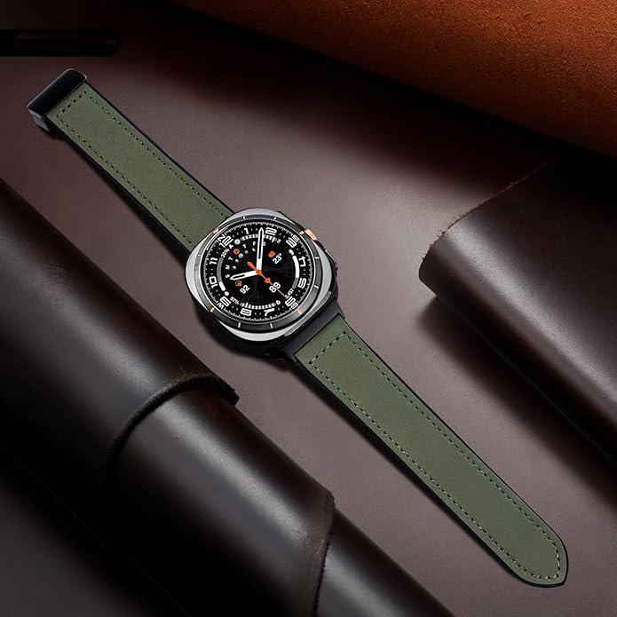 Magnetic Leather Watch Band for Galaxy Watch 20mm