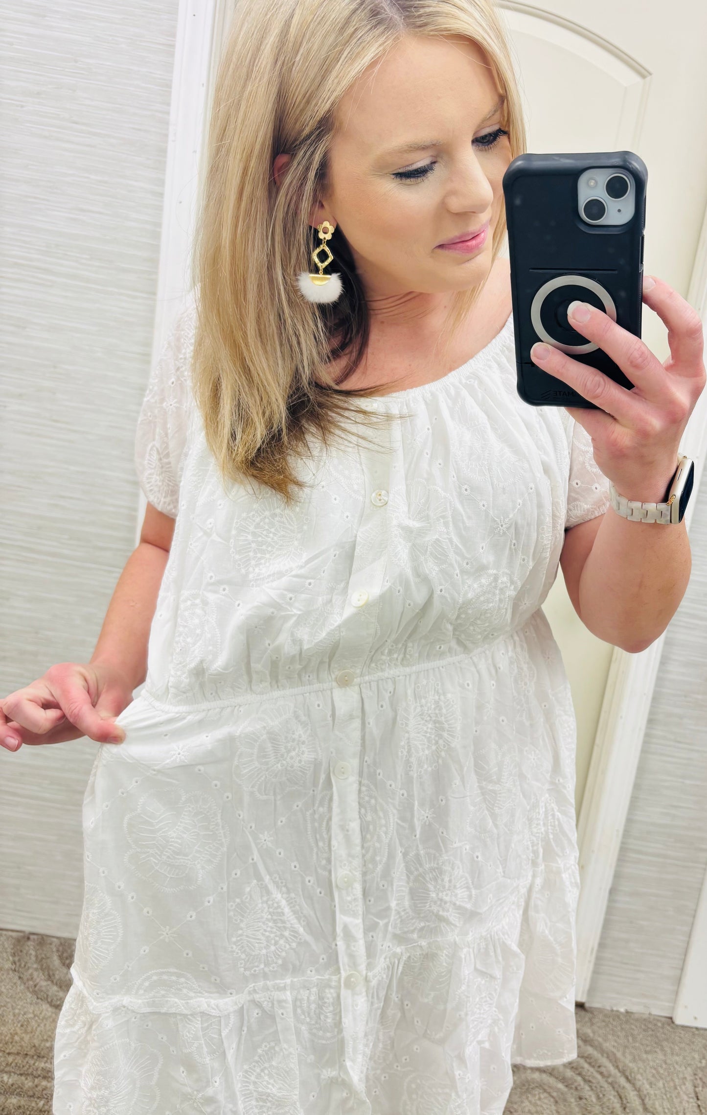 White Magnolia Dress