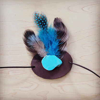 Boho Western Felt Hat w/ Choice of Turquoise Hat Accent-Magenta 981g