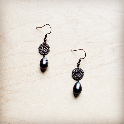 **Genuine Freshwater Gray Pearl Collar Necklace 260f