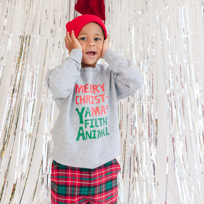 Merry Christmas Ya Filthy Animal Sweatshirt