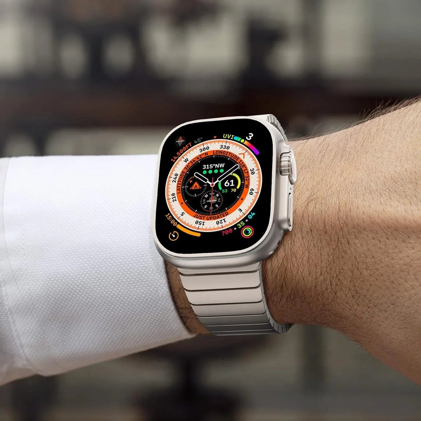 Stainless Steel Metal Watchband For Apple Watch T03