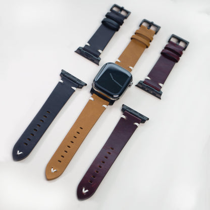 Quick-Release Genuine Leather Band T02 for Apple Watch
