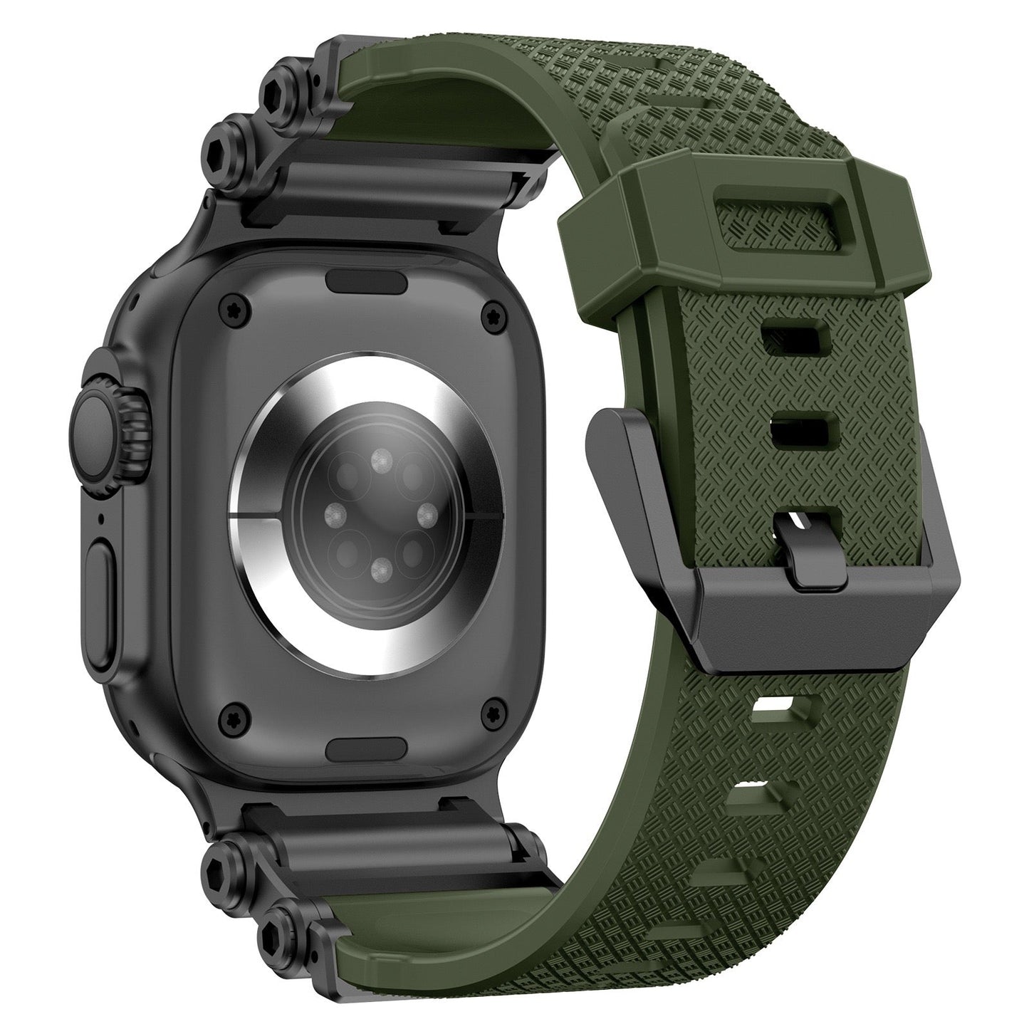 Tactical Destiny Gear Rotating Silicone Band For Apple Watch