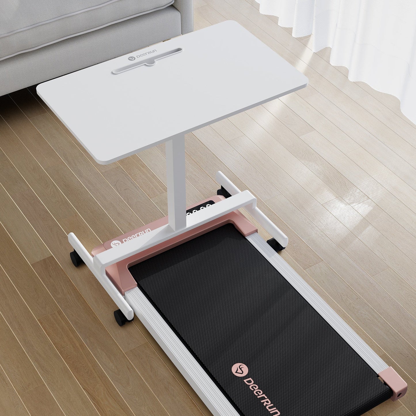 DeerRun Q1 Urban Mini Under-Desk Treadmill with Remote Control
