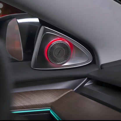 4D Rotating LED Ambient Tweeter Speakers for Tesla Model 3/Y【2PCS】