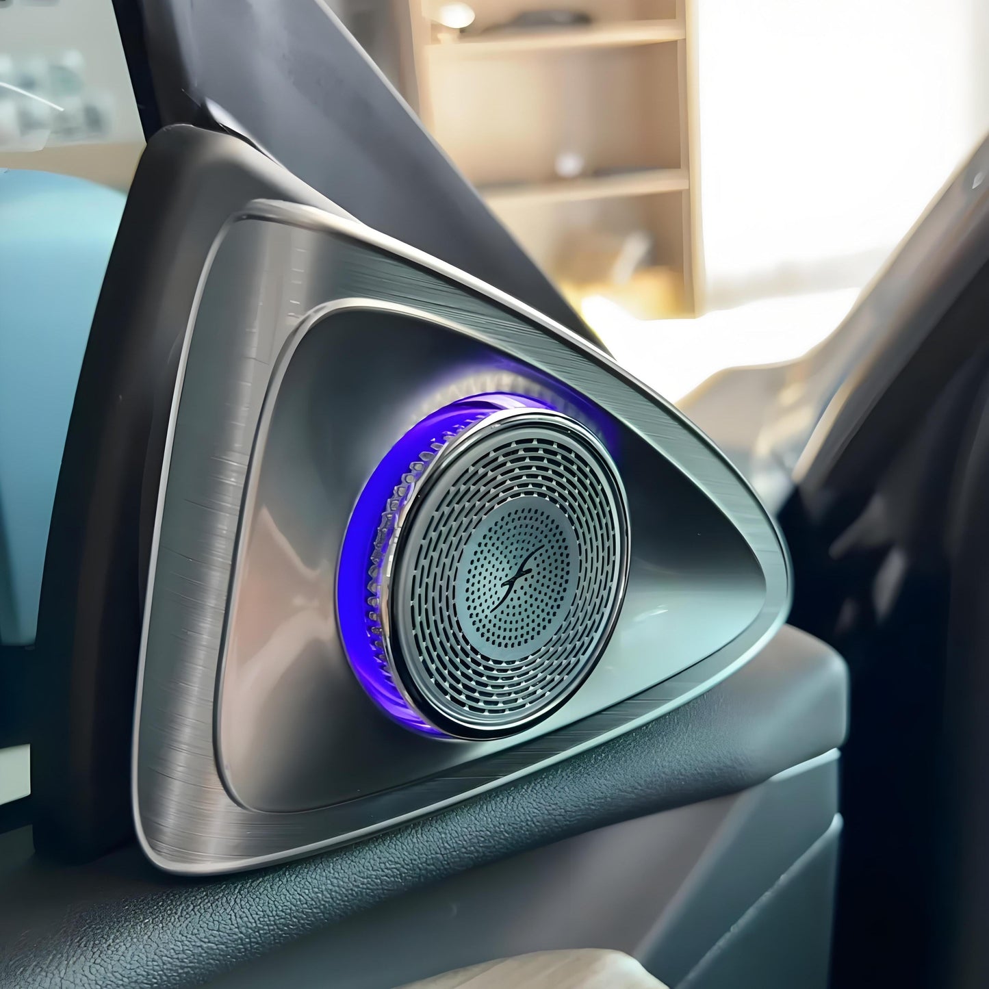 4D Rotating LED Ambient Tweeter Speakers for Tesla Model 3/Y【2PCS】
