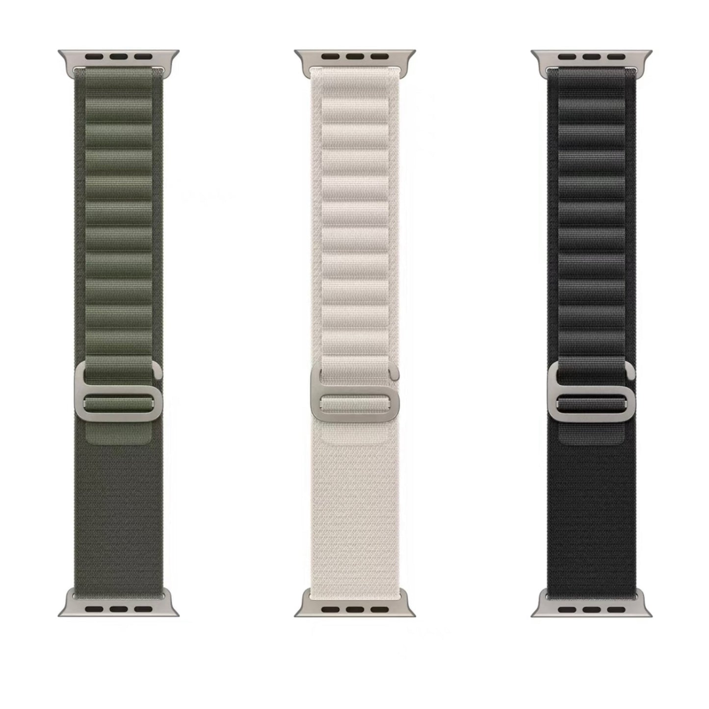 Stretch Alpine Loop Band for Apple Watch – Nylon D-Hook Strap