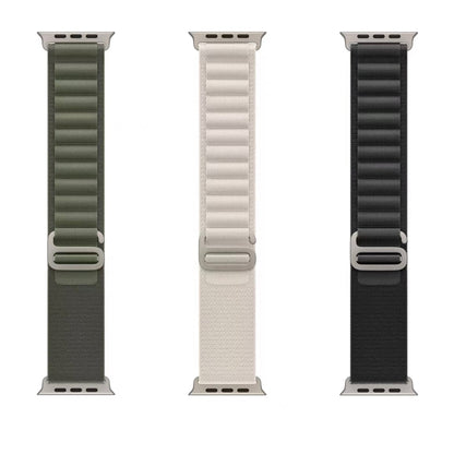 Stretch Alpine Loop Band for Apple Watch – Nylon D-Hook Strap