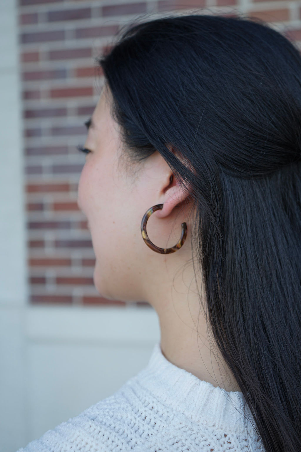 Camy Hoops - Coffee Shimmer