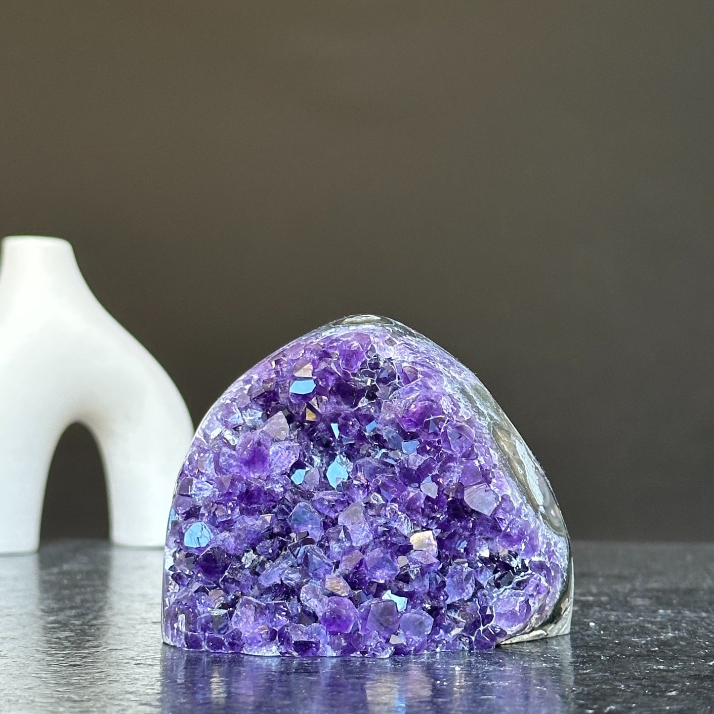 Cut Base Amethyst, Self Standing Crystal Cluster, Free Standing Amethyst