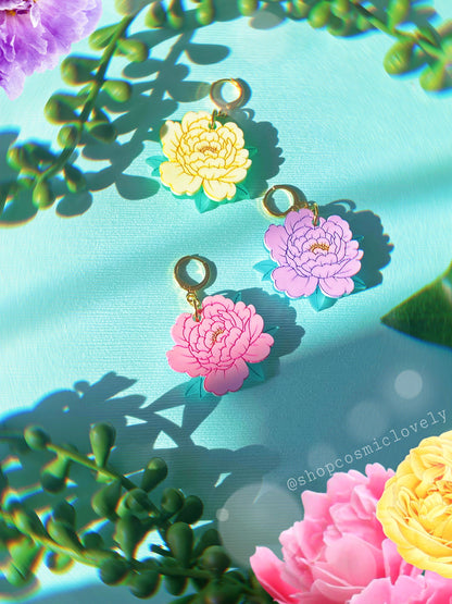 Peony Earrings