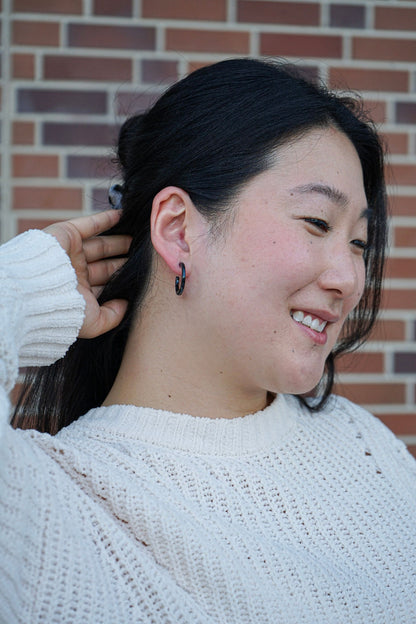 Cam Mini Hoops - Black