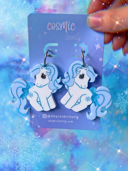 Winter Pony Earrings