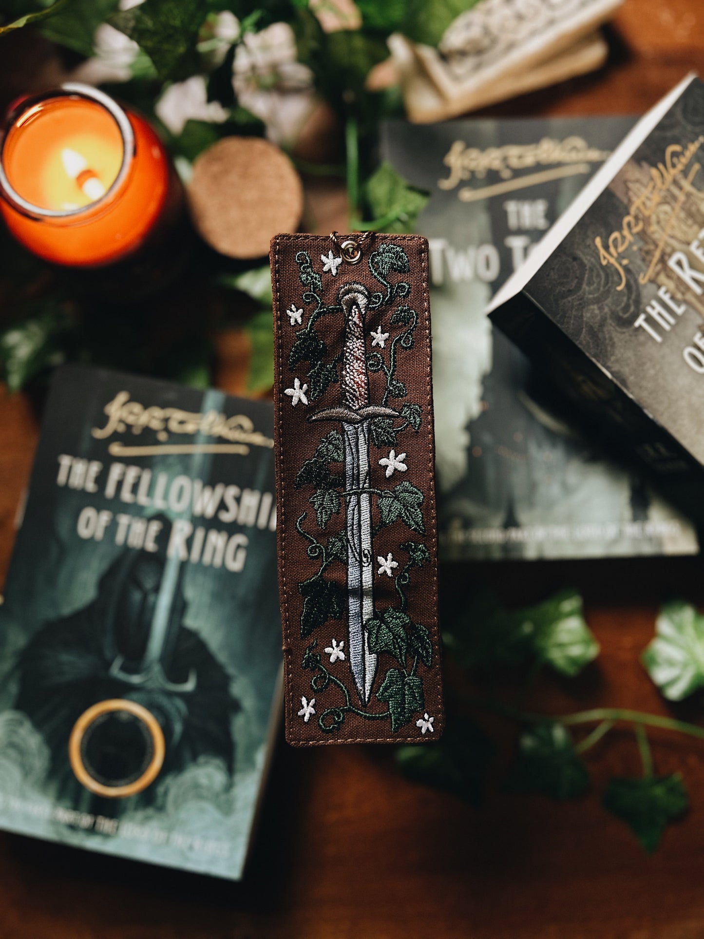 Sting Embroidered Bookmark