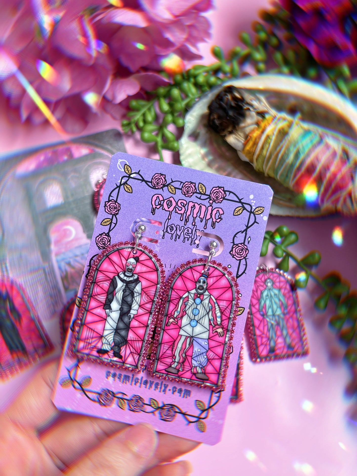 BARBlECORE Spooky Guys Arch Earrings