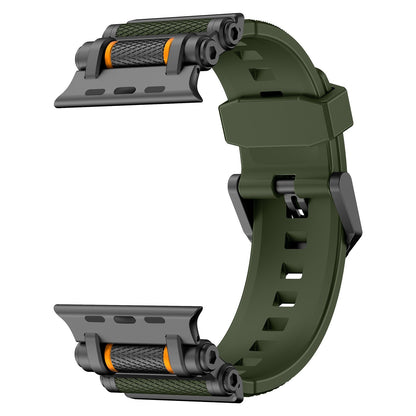 Tactical Destiny Gear Rotating Silicone Band For Apple Watch