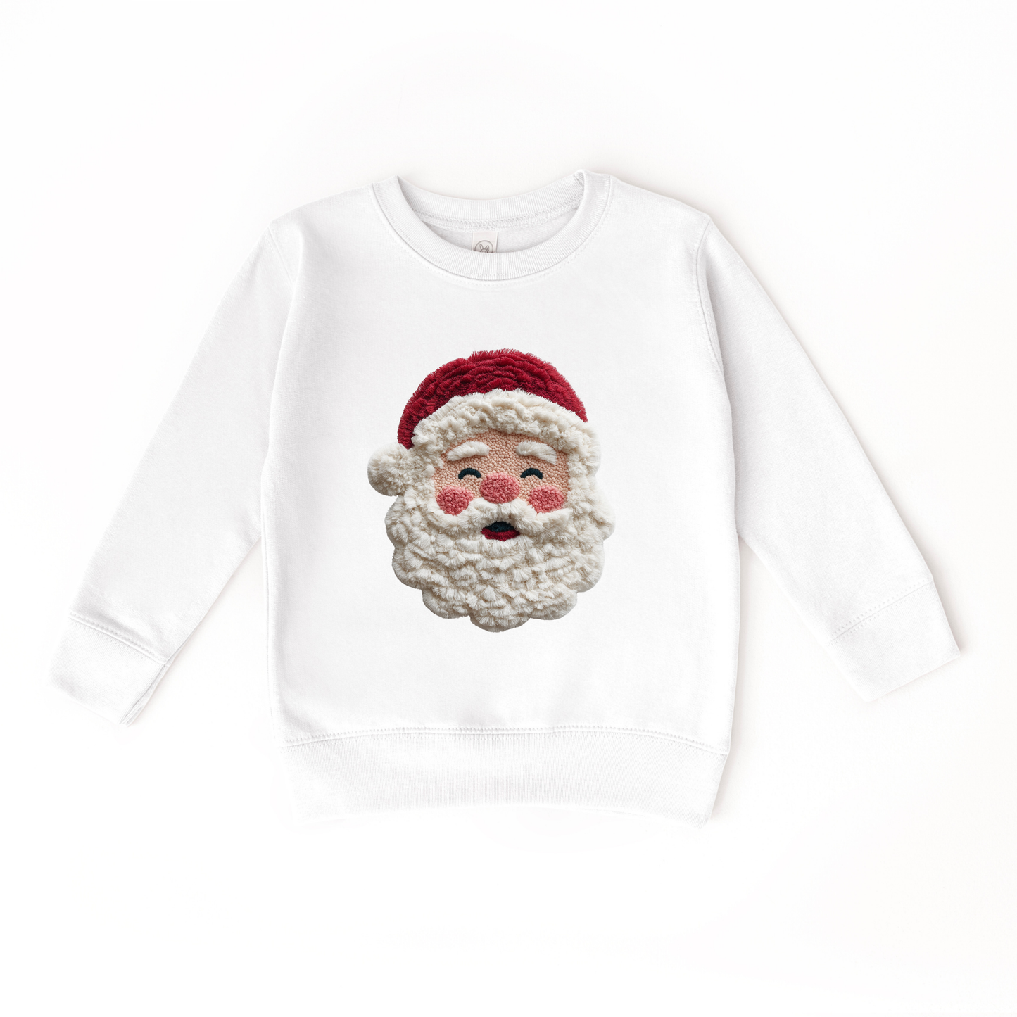 Faux Yarn Santa Claus Sweatshirt