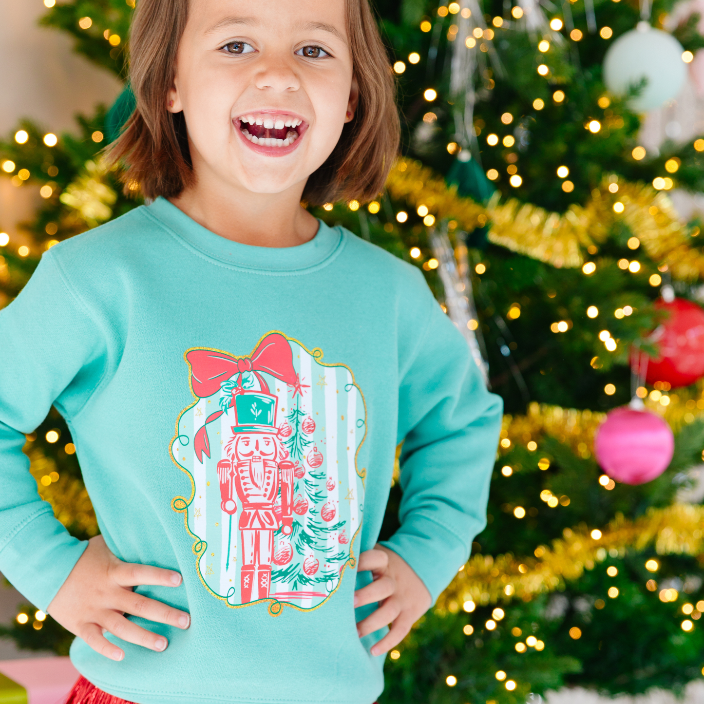 Nutcracker Bow Sweatshirt