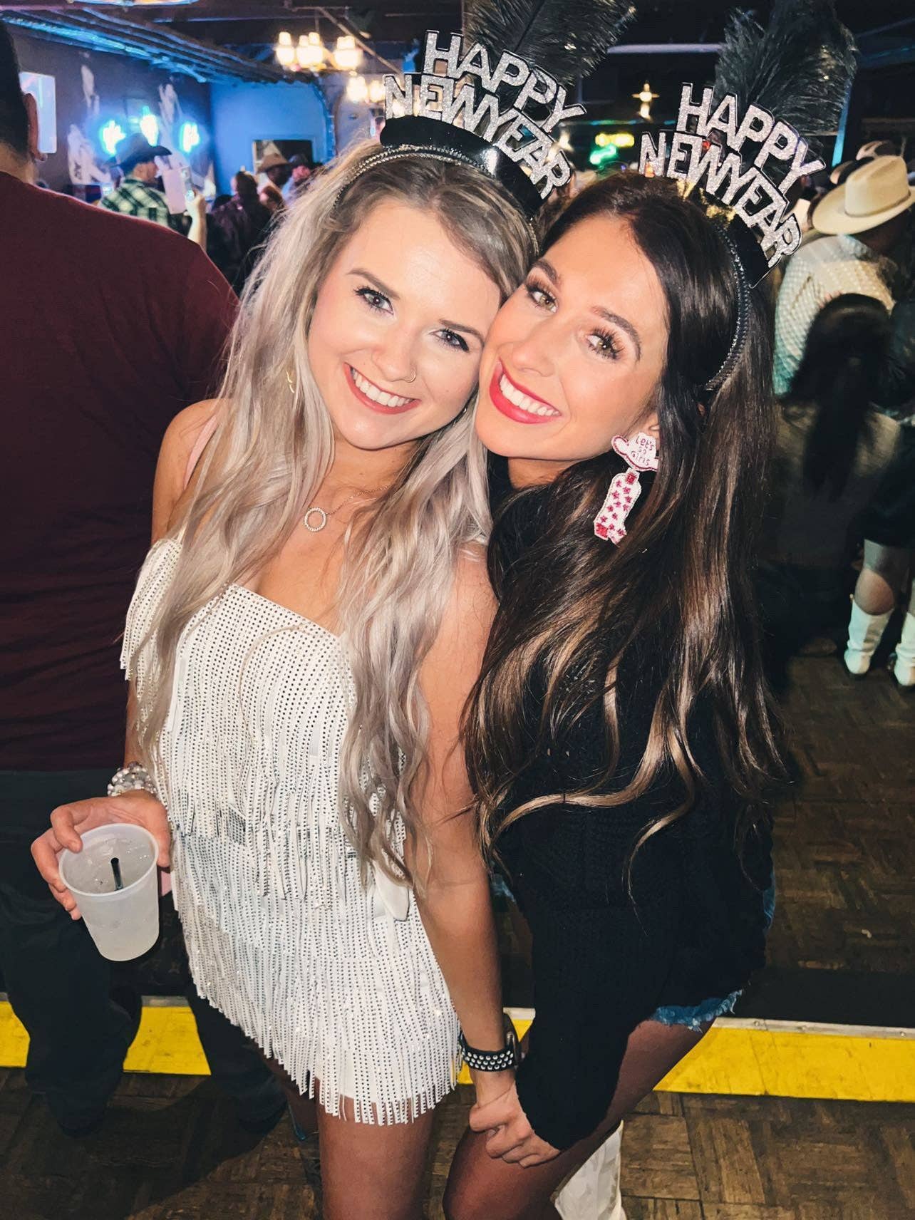 Let’s Go Girls Beaded Boots: Black