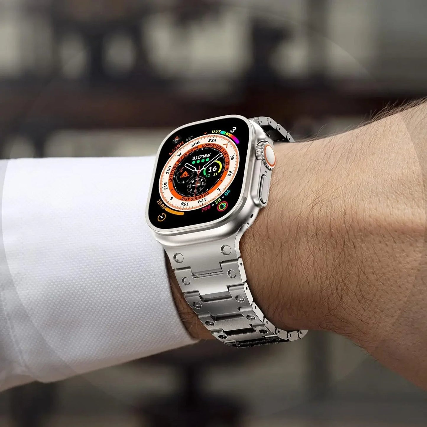 Stainless Steel Metal Band For Apple Watch