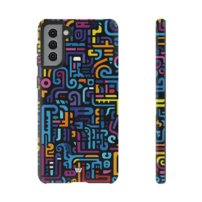 NEON GLYPHS | Tough Phone Case