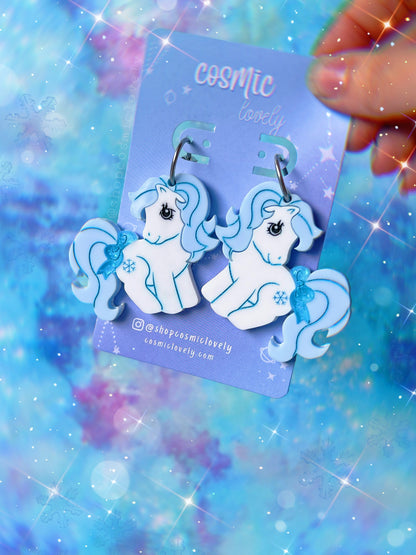 Winter Pony Earrings
