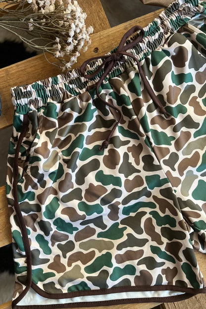 *LONG Camo Stand Down Shorts