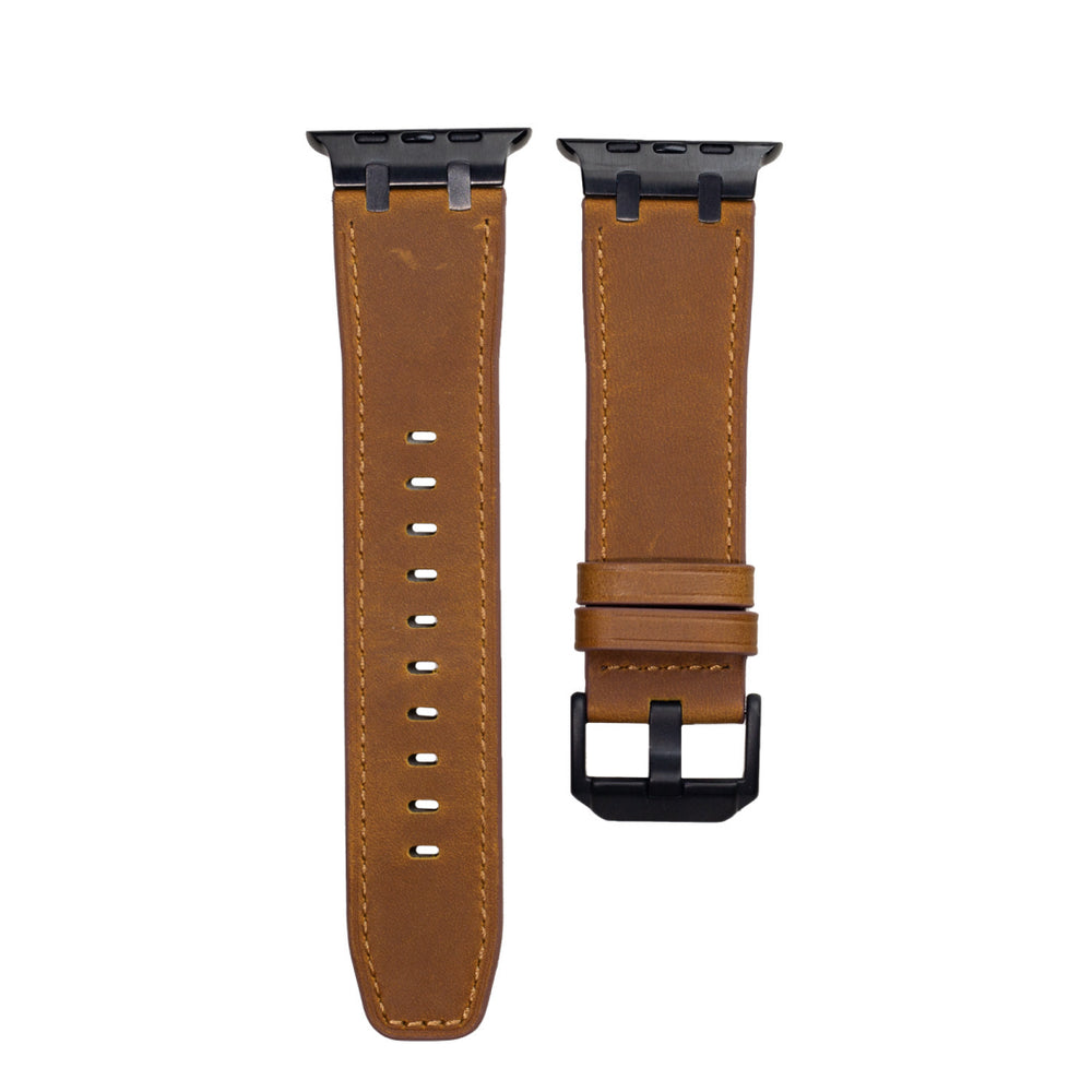 Premium AP Leather Band for Apple Watch - Vintage Design
