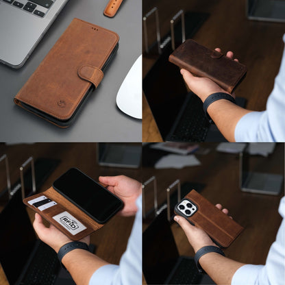 Casper iPhone 16 Pro Wallet Case Leather MagSafe