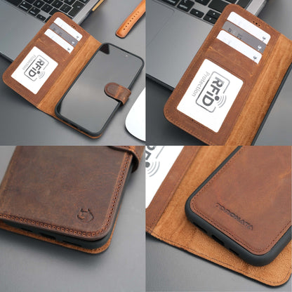 Casper iPhone 16 Wallet Case Leather MagSafe