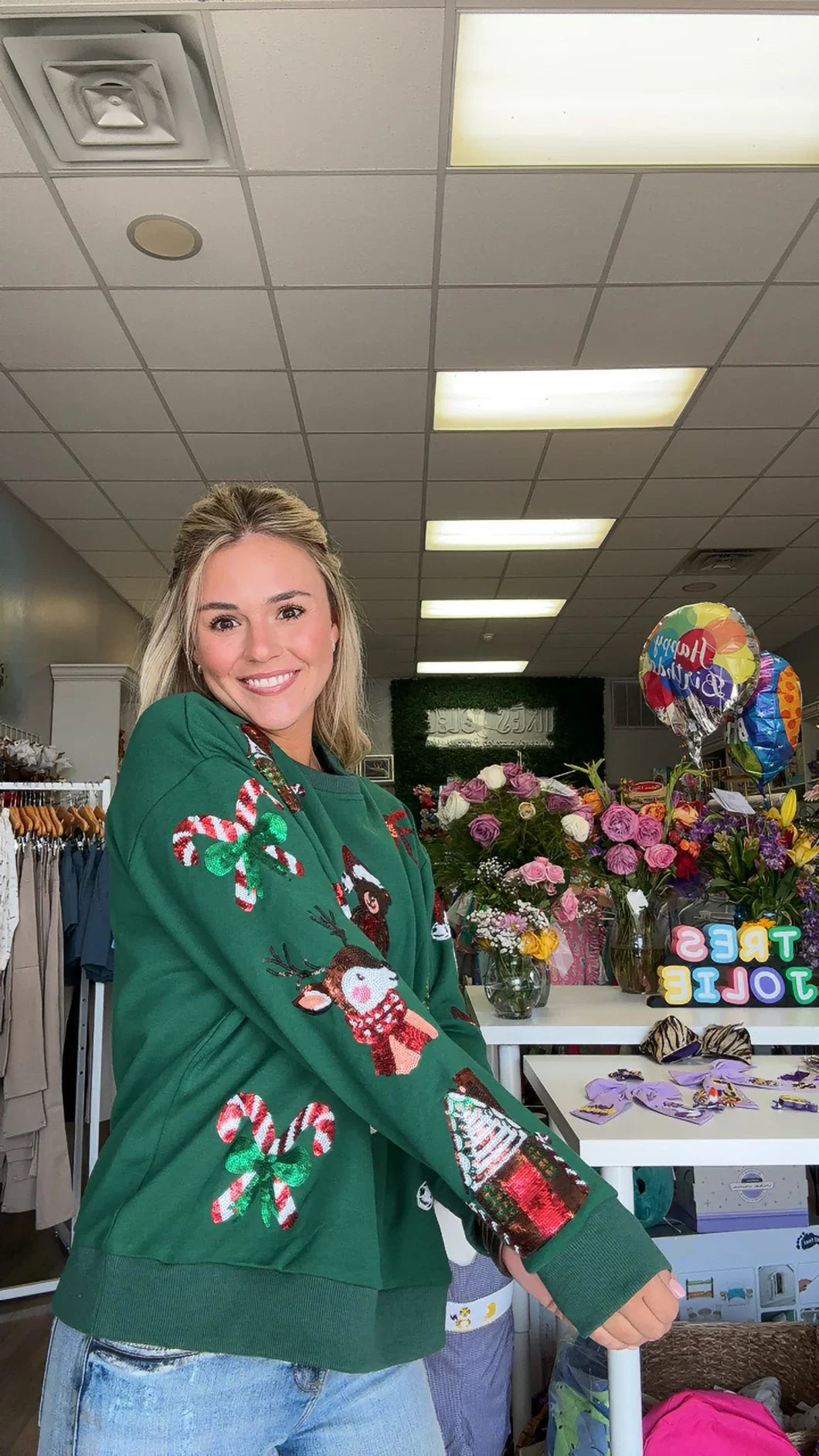 Preorder 11/5 : Sequin Holiday Magic Pullover