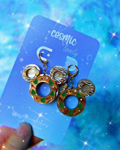 Mousey Christmas Treats Earrings