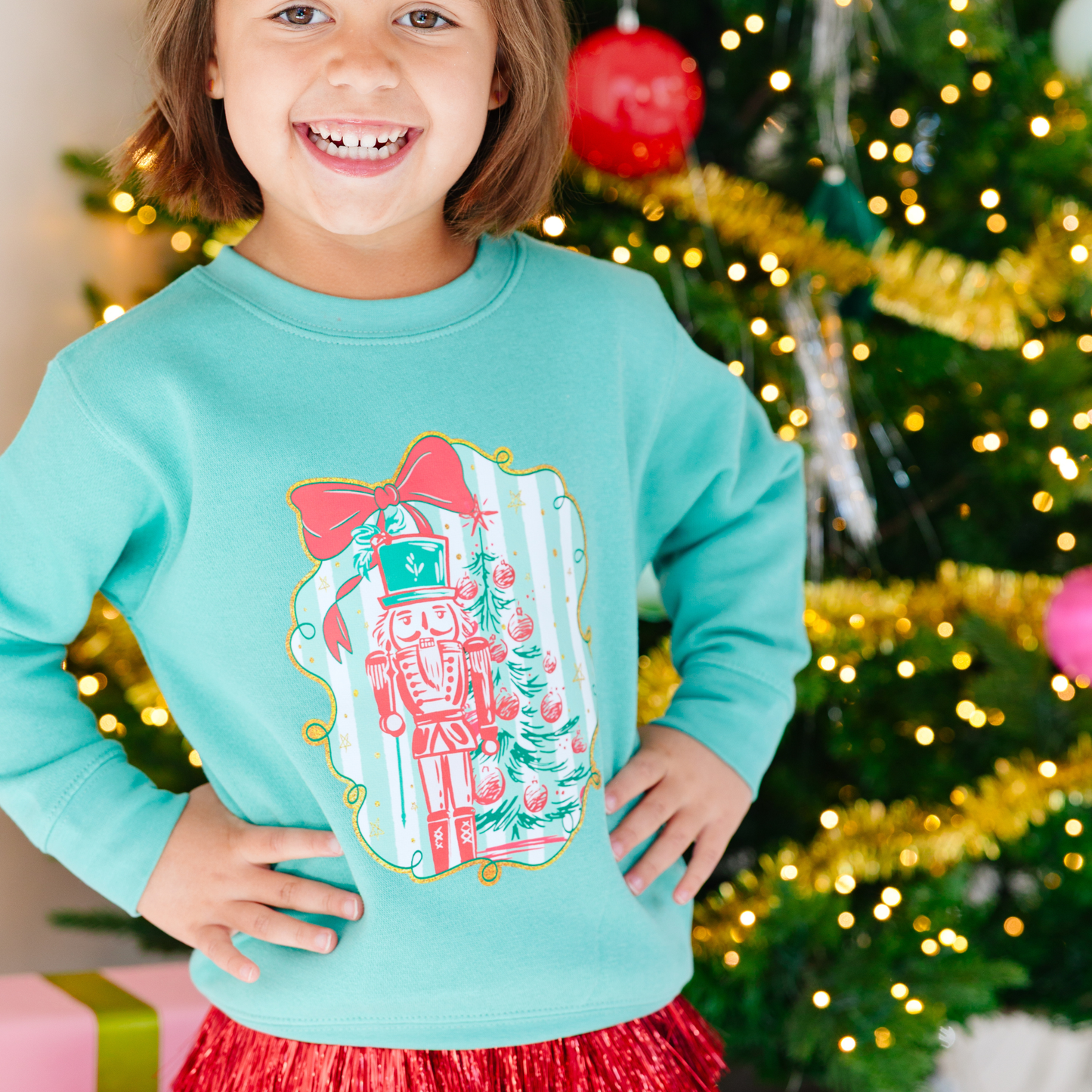 Nutcracker Bow Sweatshirt