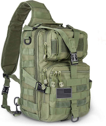 FR Fashion Co. MOLLE Tactical Crossbody Sling Bag