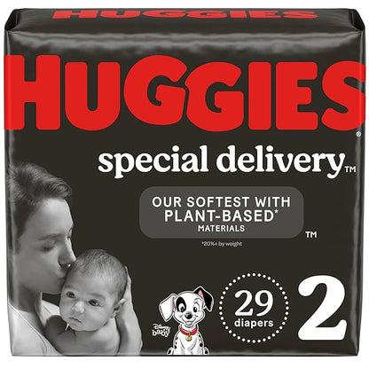 Huggies Special Delivery Hypoallergenic Baby Diapers, Size 2, 29 Ct