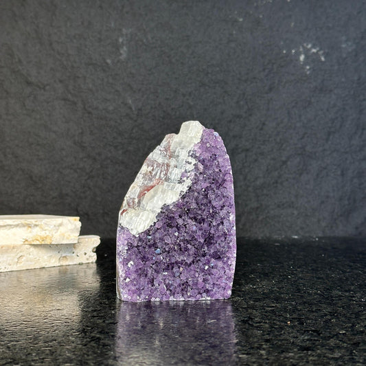 Large amethyst geode with FREE GIFT BOX, Mindfulness gift