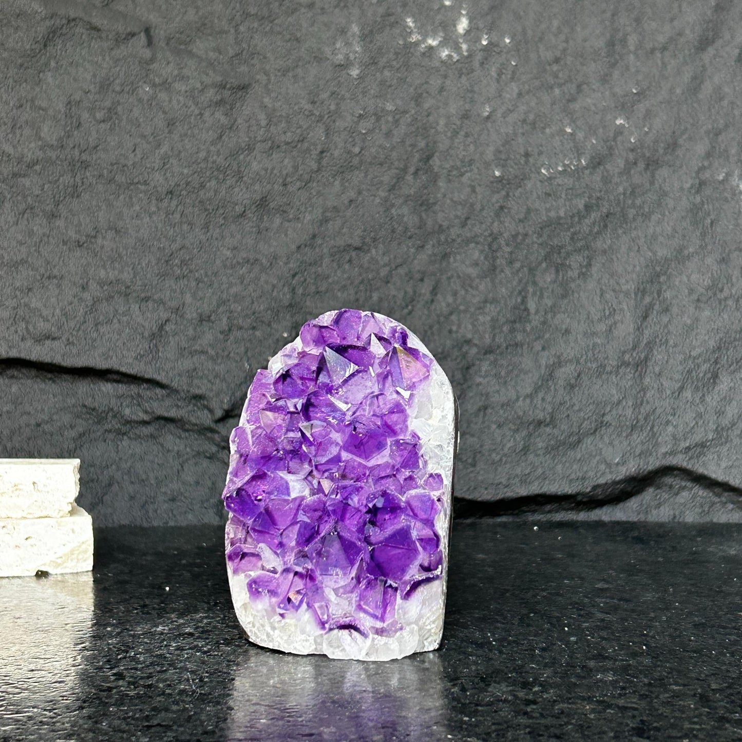 Cathedral Amethyst geode, Unique raw amethyst cluster