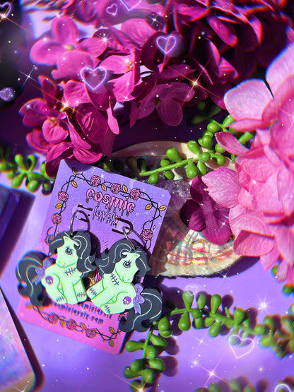 Frankenpony Earrings