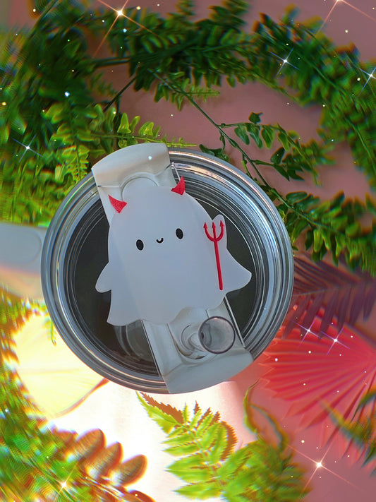 Cute Halloween Devil Ghost Stanley H2.0 Cup Topper 40oz