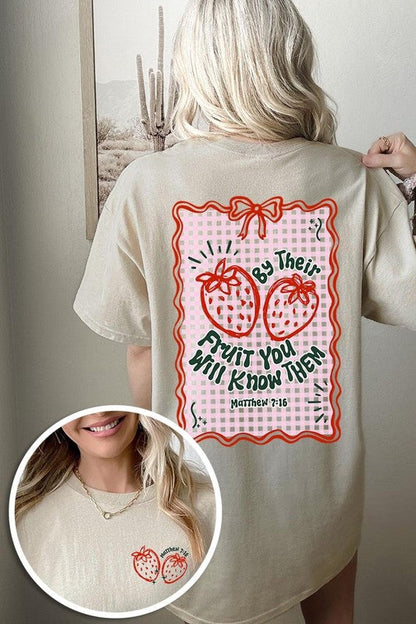 By their Fruit Graphic Plus Heavy Cotton Tee