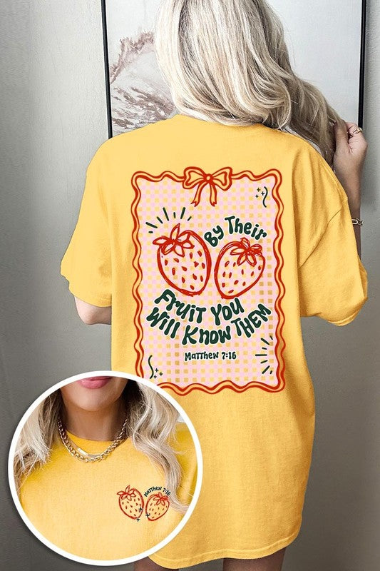 By their Fruit Graphic Plus Heavy Cotton Tee