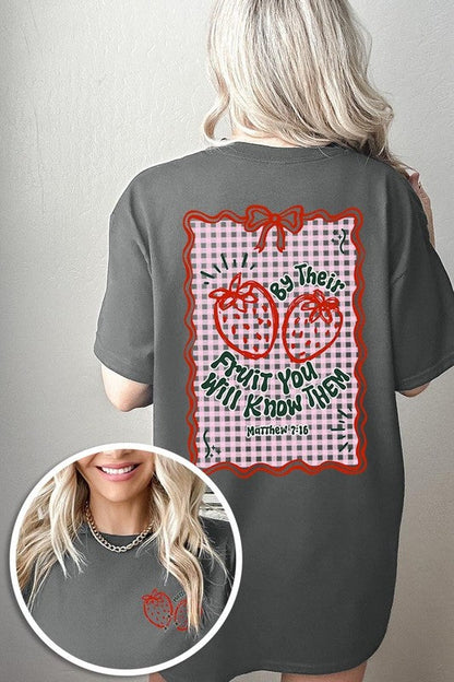 By their Fruit Graphic Plus Heavy Cotton Tee