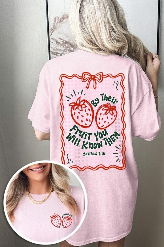 By their Fruit Graphic Plus Heavy Cotton Tee